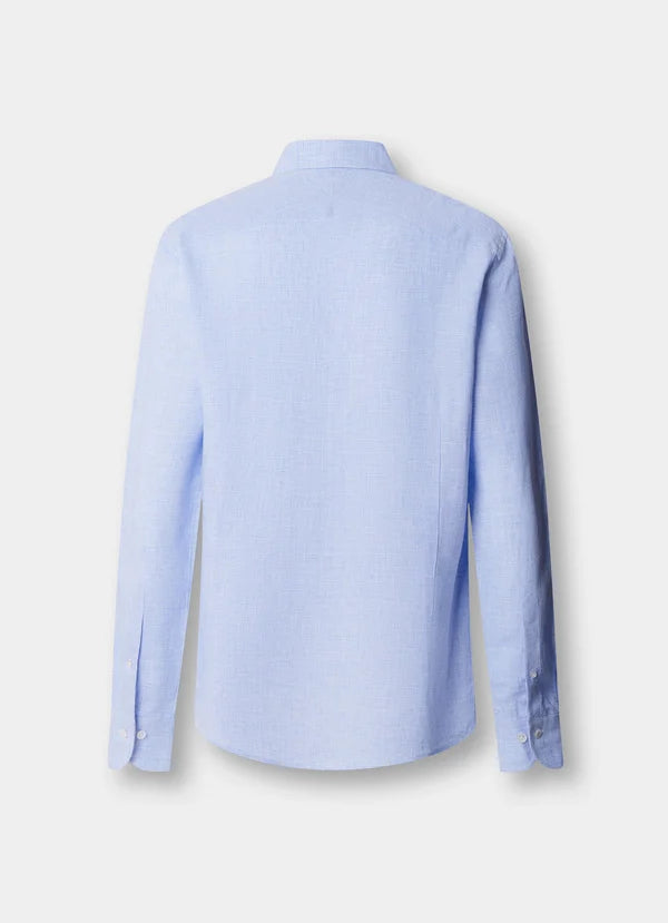 Tailored Fit Price Of Wales Linen Shirt