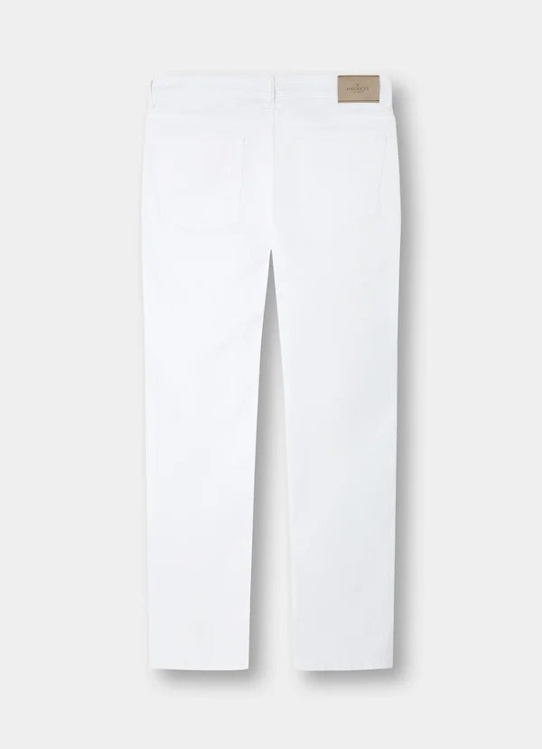 Classic Fit White Denim