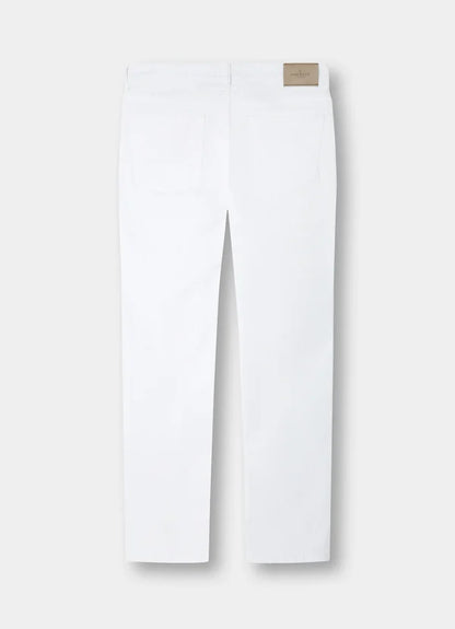 Classic Fit White Denim