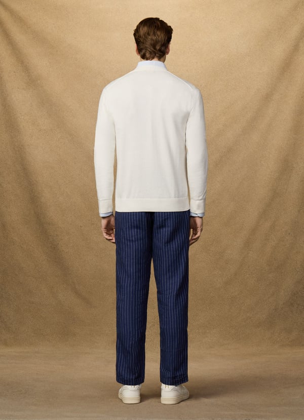 Cotton Crew-Neck Jumper