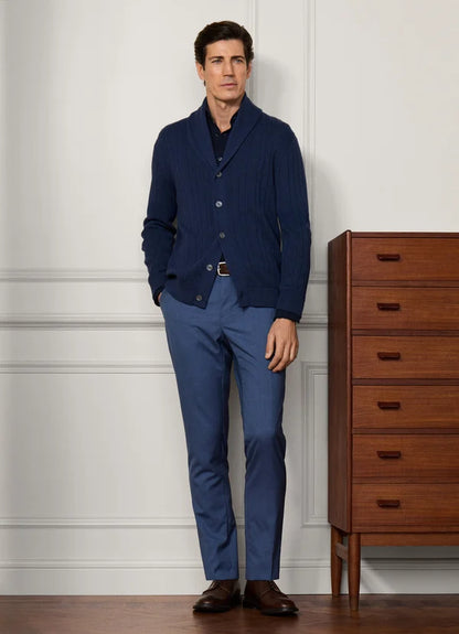 Classic Fit Sanderson Tropical Wool Trousers