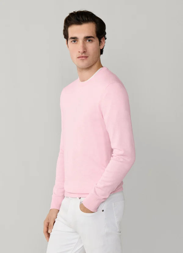 Cotton-Silk Crew-Neck Jumper