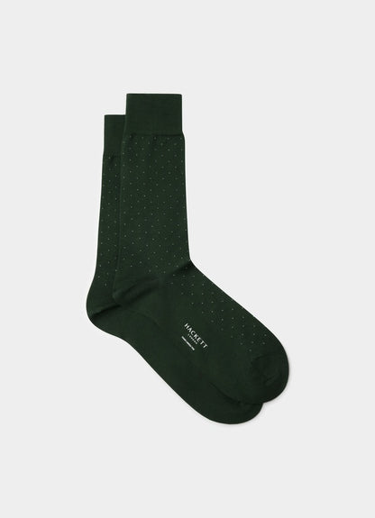 Mercerised Cotton Polka Dot Sock