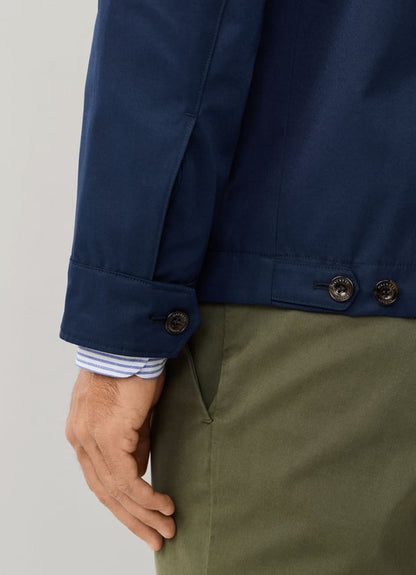 Cotton Blend Harrington Jacket