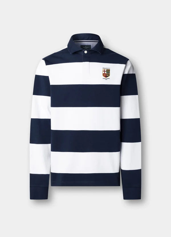 Classic Fit Lrc Striped Rugby Shirt