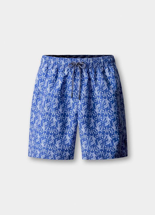 Tiger Print Swim Shorts