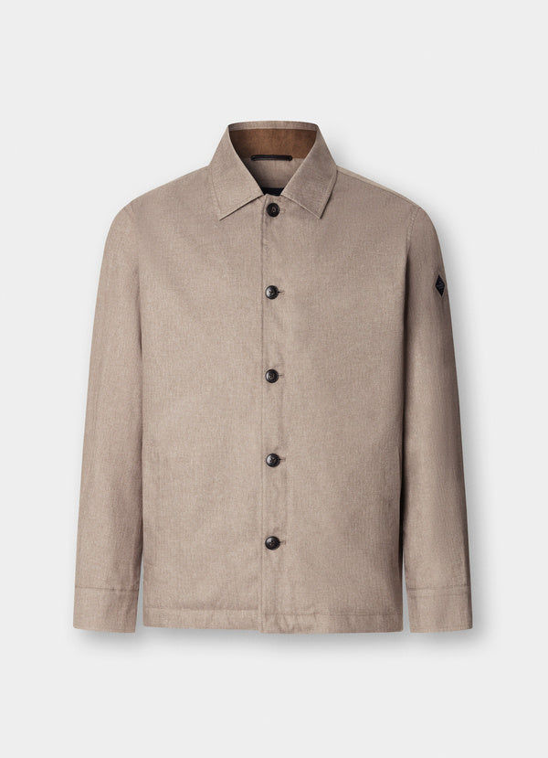 Herringbone Shirt Jacket