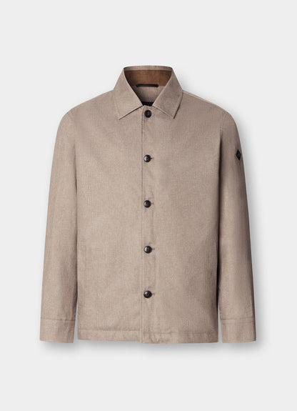 Herringbone Shirt Jacket