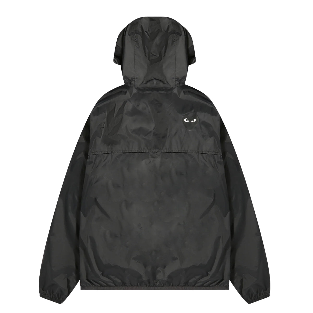 CDG PLAY K-Way Zip Jacket ¨C Black, Black Heart