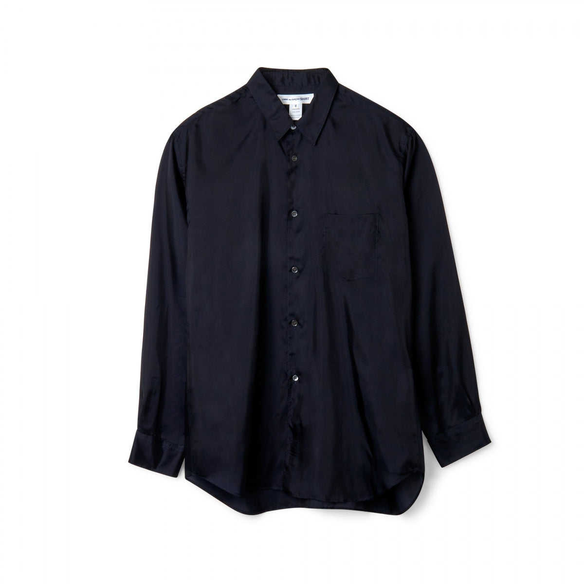 CDG SHIRT FOREVER Men's Cupro Shirt ¨C Classic Fit ¨C Navy