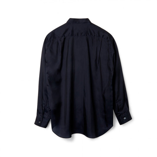 CDG SHIRT FOREVER Men's Cupro Shirt ¨C Classic Fit ¨C Navy
