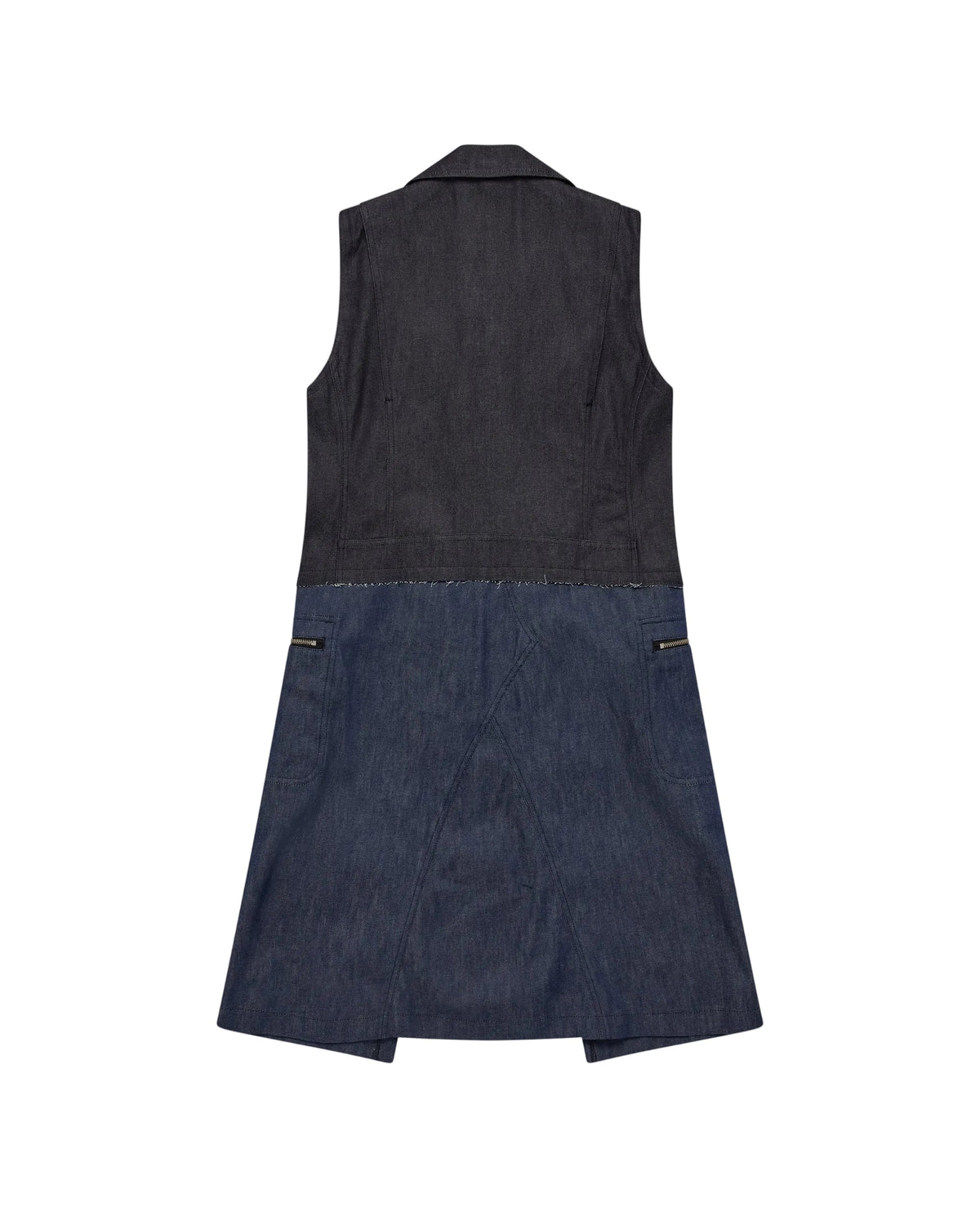 Black CDG Denim Vest Dress