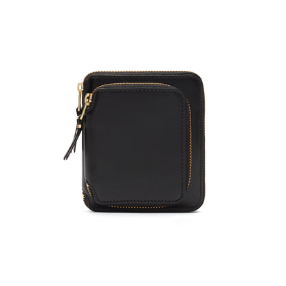 CDG Wallet Outside Pocket Line SA2100OP Zip Around Wallet ¨C Black