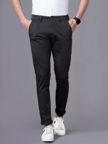 Twill Dark Grey Chinos