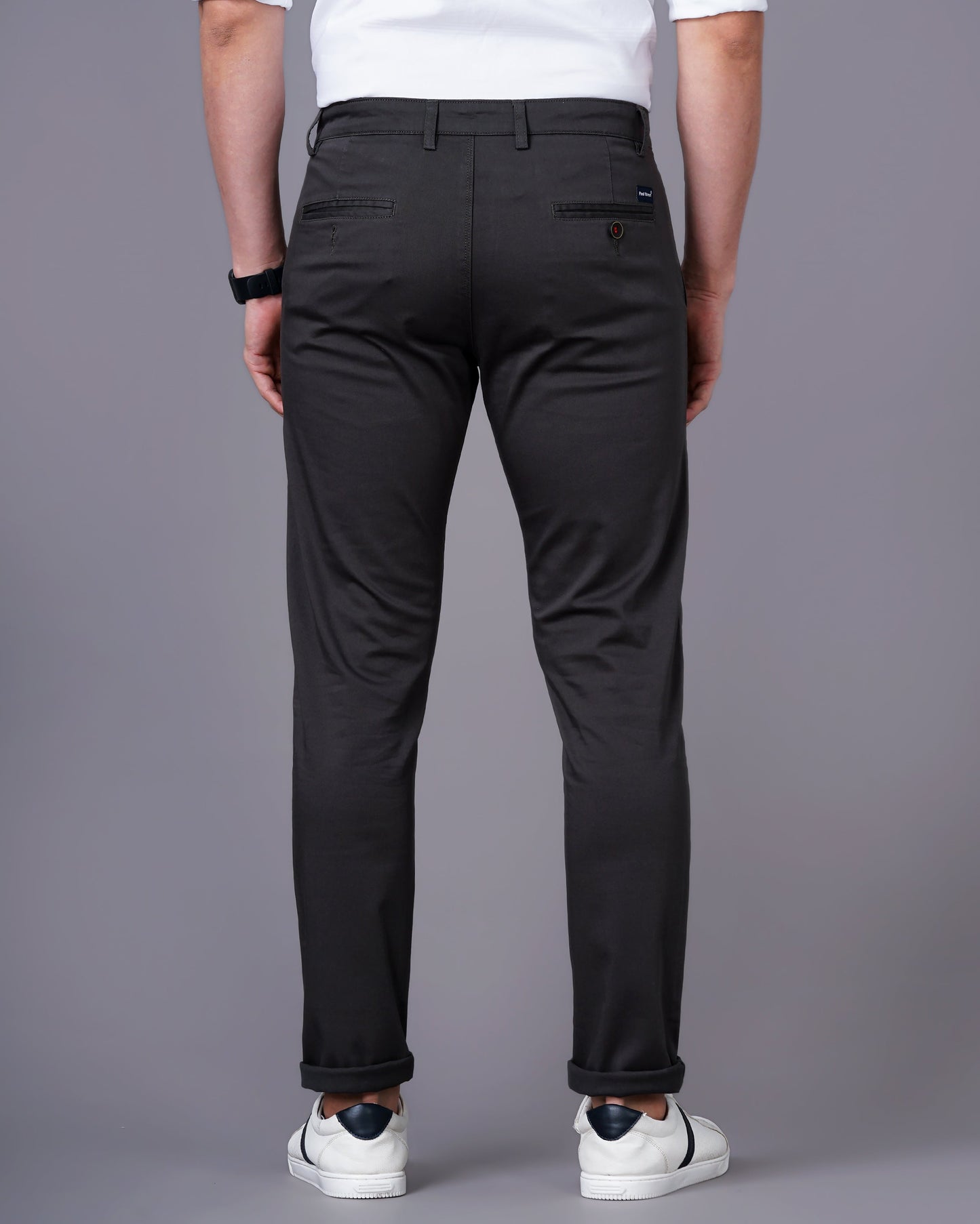 Twill Dark Grey Chinos