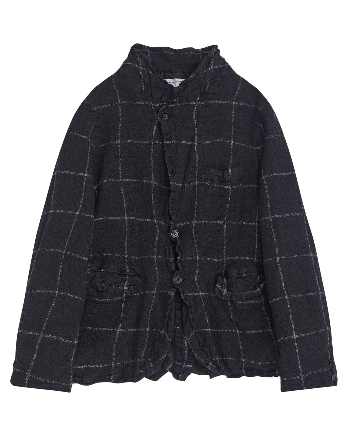 CDG SHIRT Window Pane Check Jacket