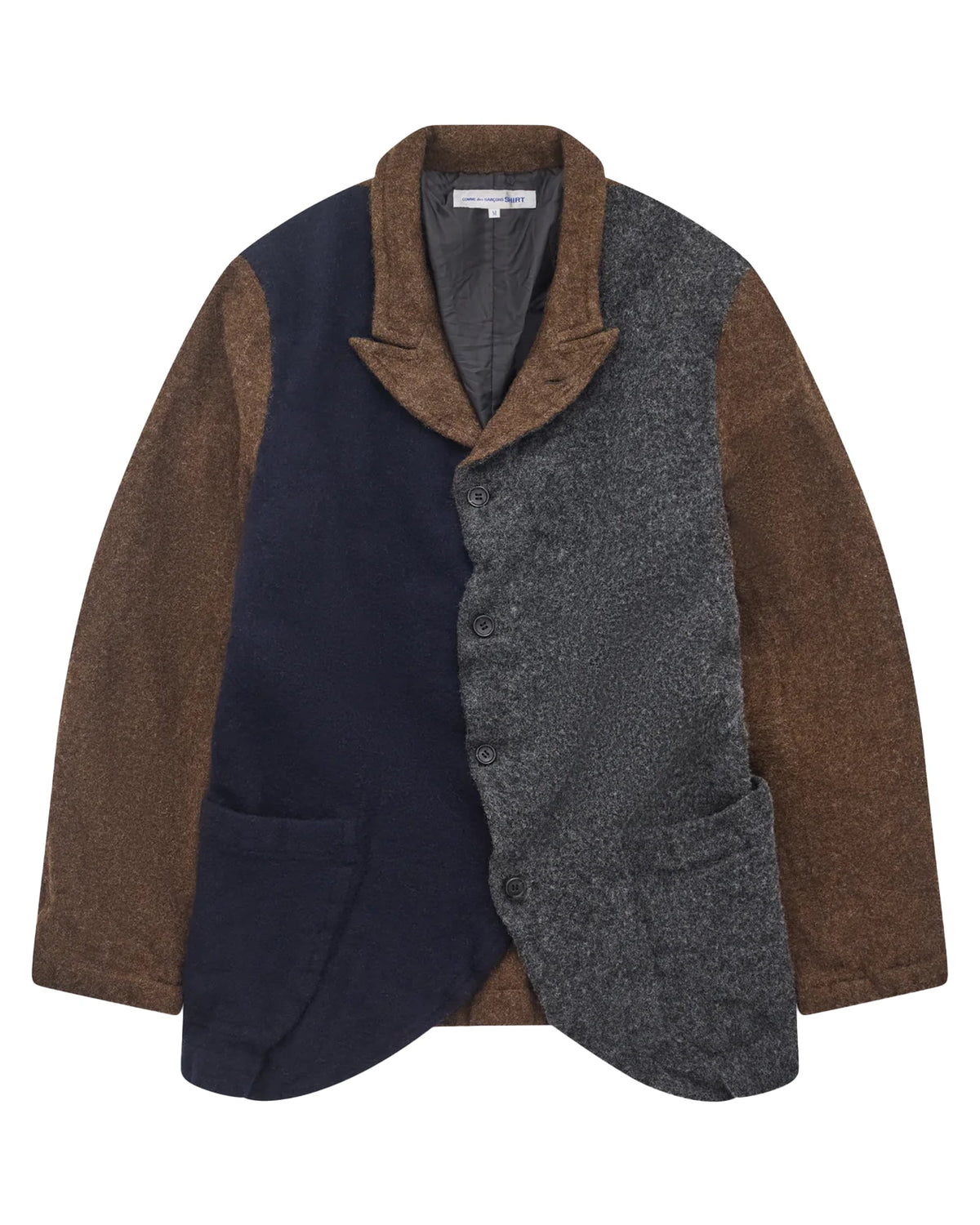 CDG SHIRT Men's Color Block Wool Blazer