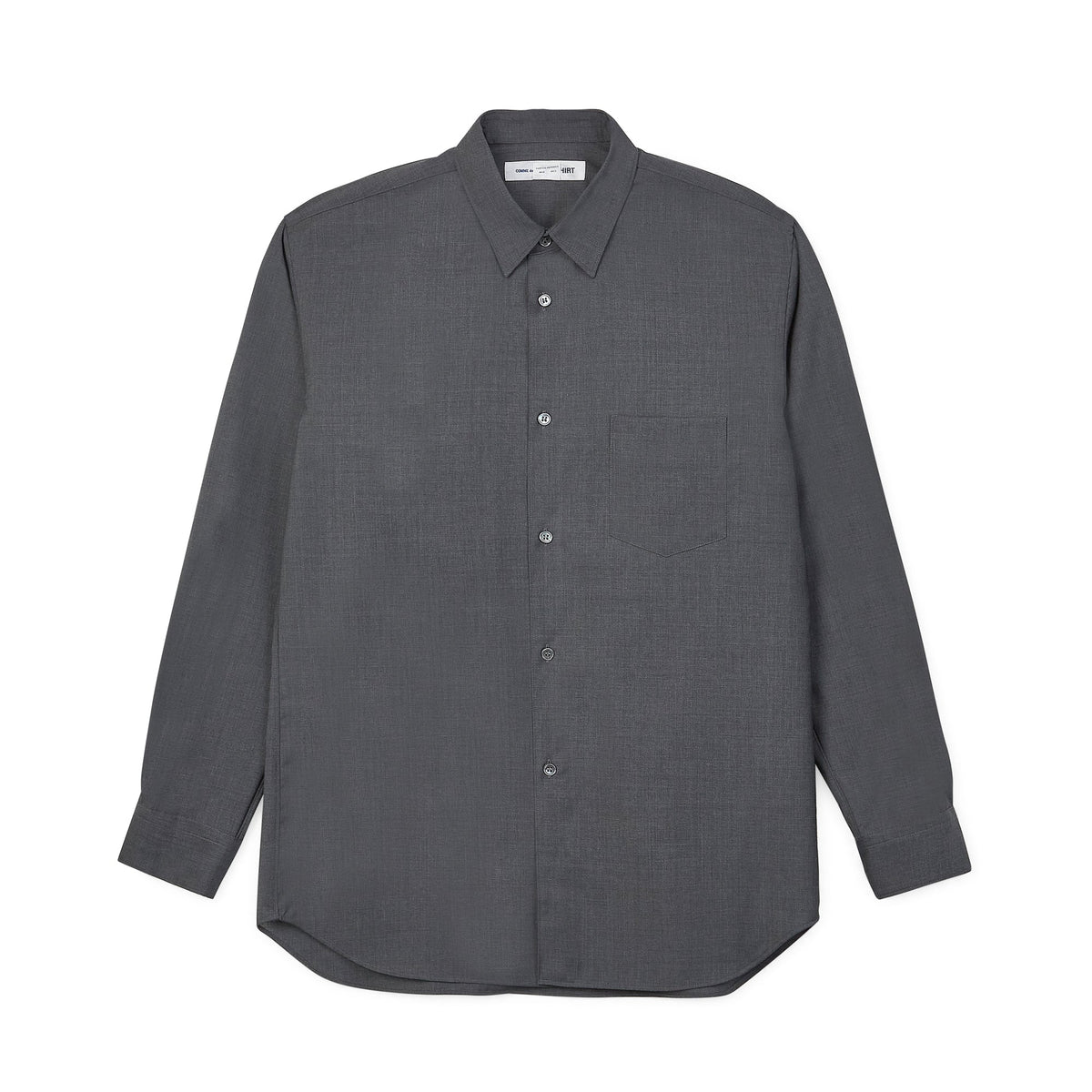 CDG SHIRT FOREVER Men's Wool Shirt ¨C Classic Fit ¨C Light Gray