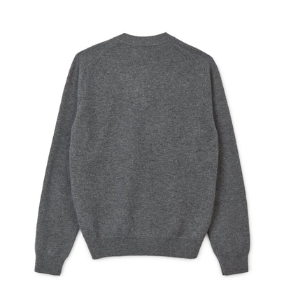 CDG SHIRT FOREVER Men's V-Neck Cardigan ¨C Gray