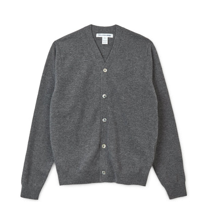 CDG SHIRT FOREVER Men's V-Neck Cardigan ¨C Gray