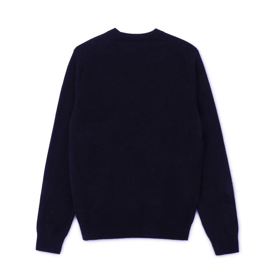 CDG SHIRT FOREVER Men's Crew Neck Sweater ¨C Navy