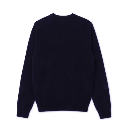 CDG SHIRT FOREVER Men's Crew Neck Sweater ¨C Navy