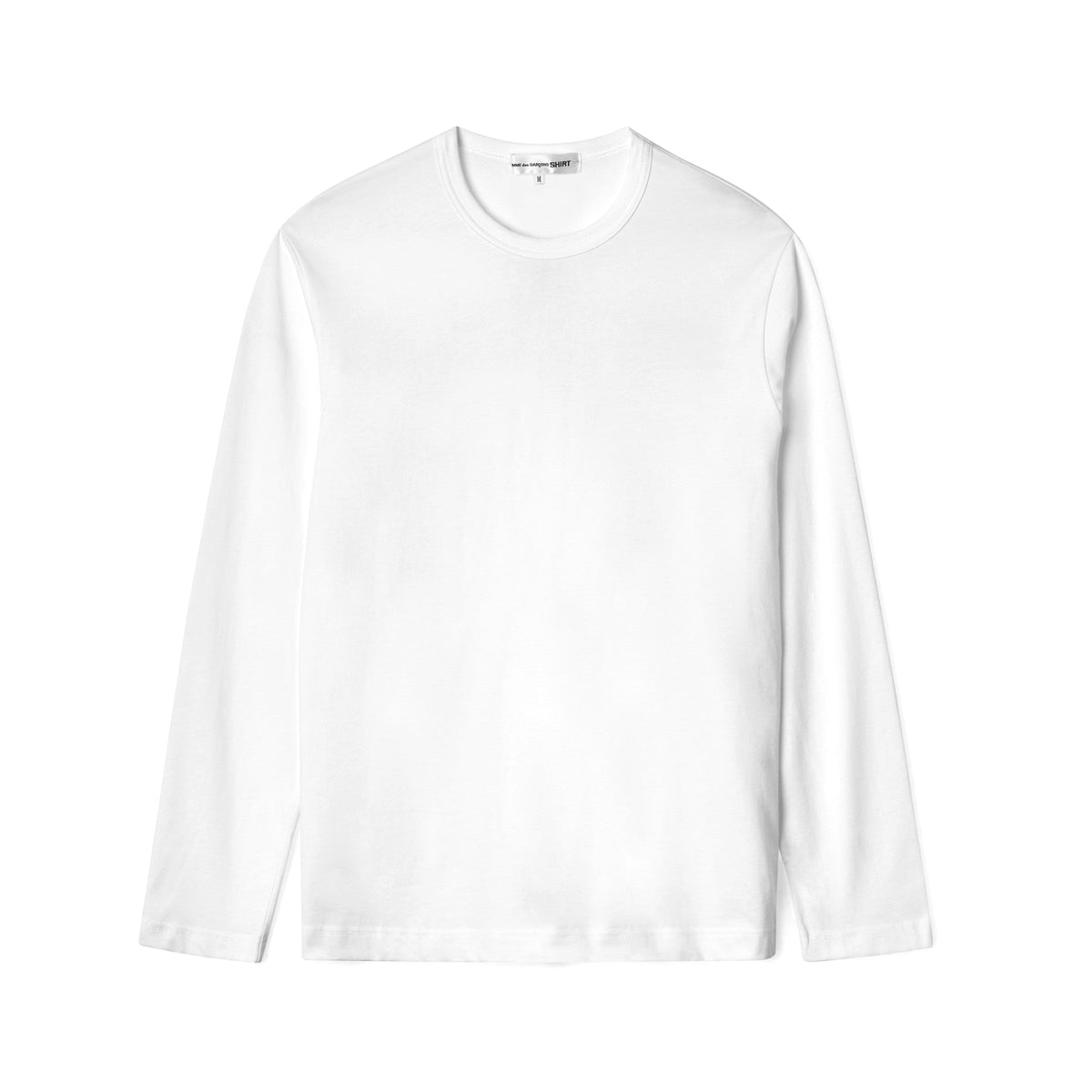 CDG SHIRT FOREVER Men's Long-Sleeve T-Shirt with Back Print ¨C White