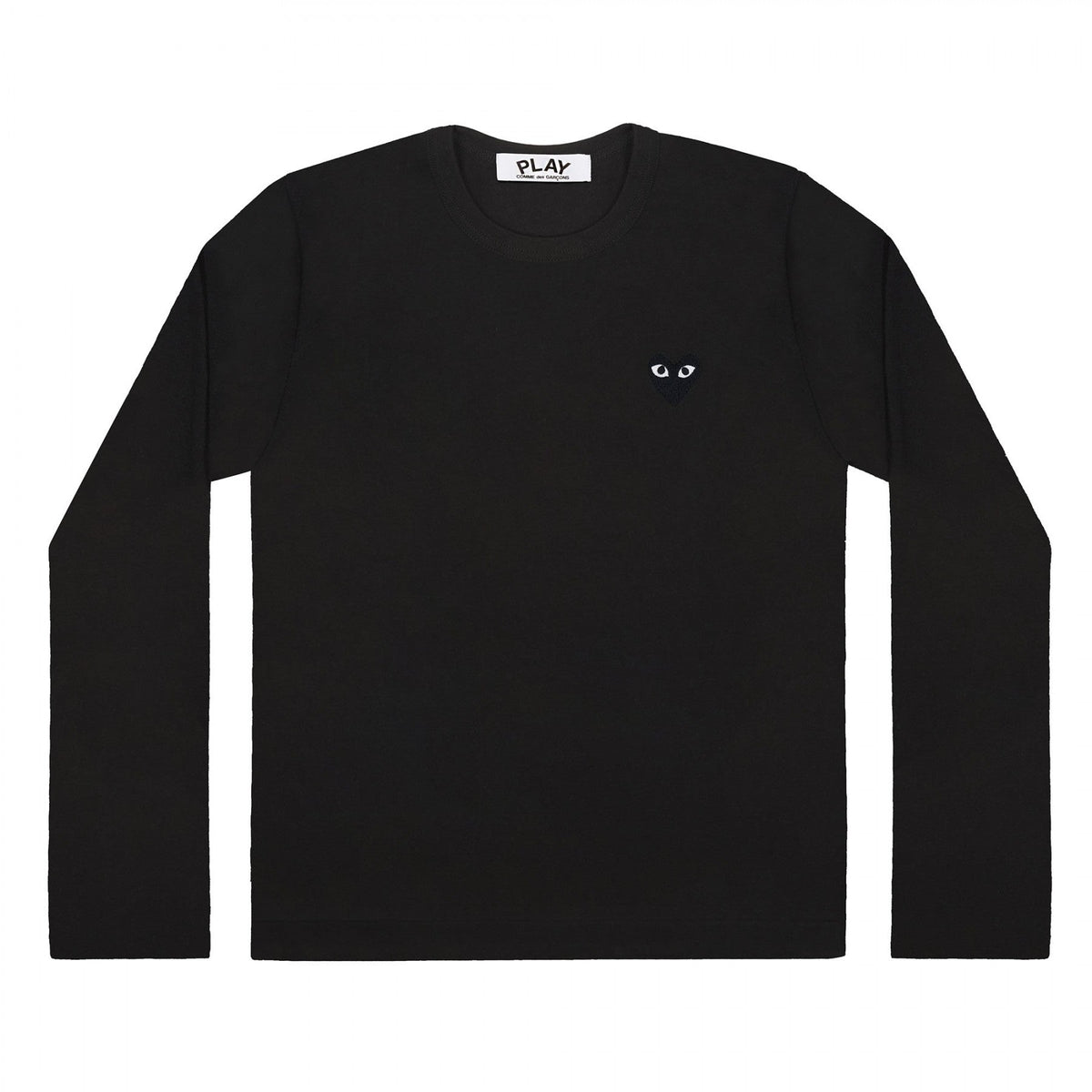 CDG PLAY Long-Sleeve T-Shirt ¨C Black, Black Heart