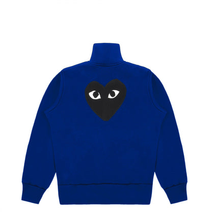 CDG PLAY Zip Track Jacket ¨C Blue, Black Heart