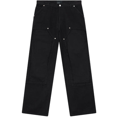 Rassvet Vintage Wash Canvas Distressed Double Knees Pants
