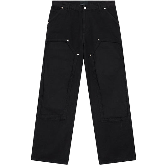 Rassvet Vintage Wash Canvas Distressed Double Knees Pants