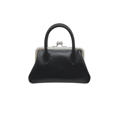 CDG Wallet Clasp Handles Line SA0301CH Kiss Clasp Wallet ¨C Black