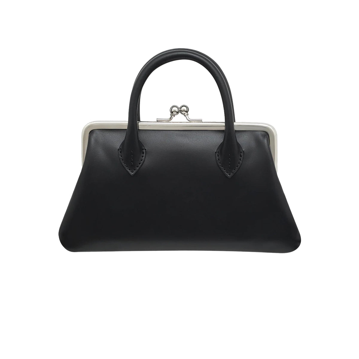 CDG Wallet Clasp Handles Line SA0302CH Kiss Clasp Wallet ¨C Black