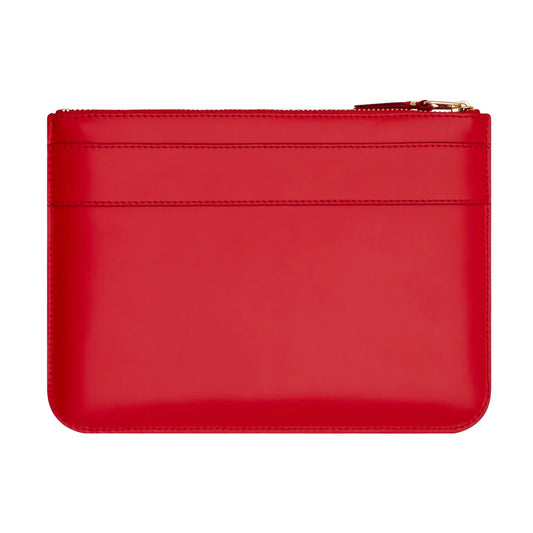 CDG Wallet Big Bow Line SA5100BB Zip Pouch ¨C Red