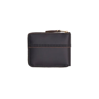 CDG Wallet Triple Stitch Serie SA7100TS Zip Around Wallet ¨C Black