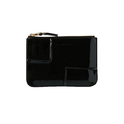CDG Wallet Reversed Hem Line SA8100RH Zip Pouch ¨C Schwarz