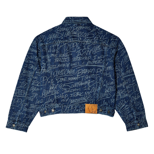 Sky High Farm KS Graffiti Denim Jacket
