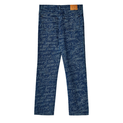 Sky High Farm KS Graffiti Straight Leg Jeans