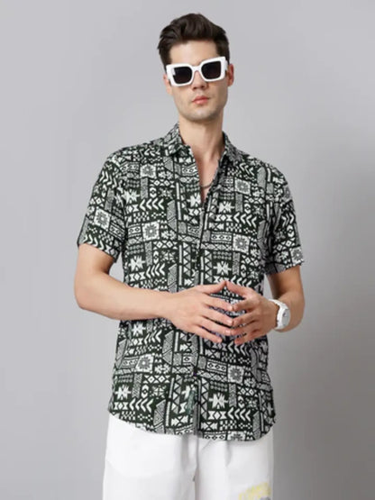 Aztec Green Shirt