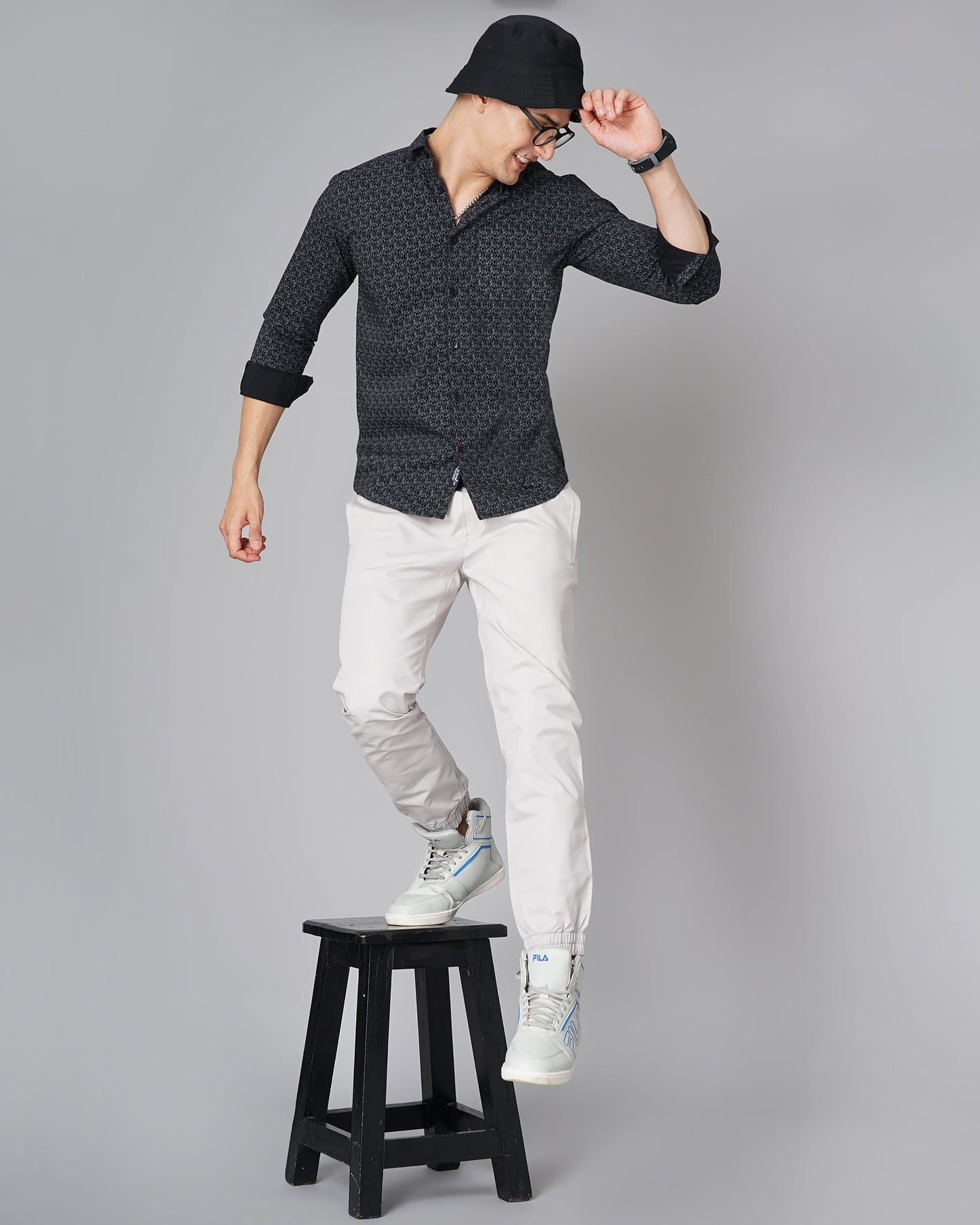 Ripple Black Shirt