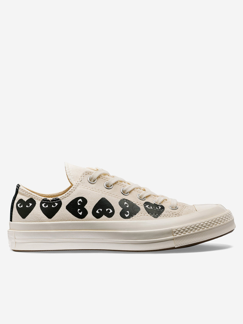 Chuck 70 OX Multi Heart white x CDG