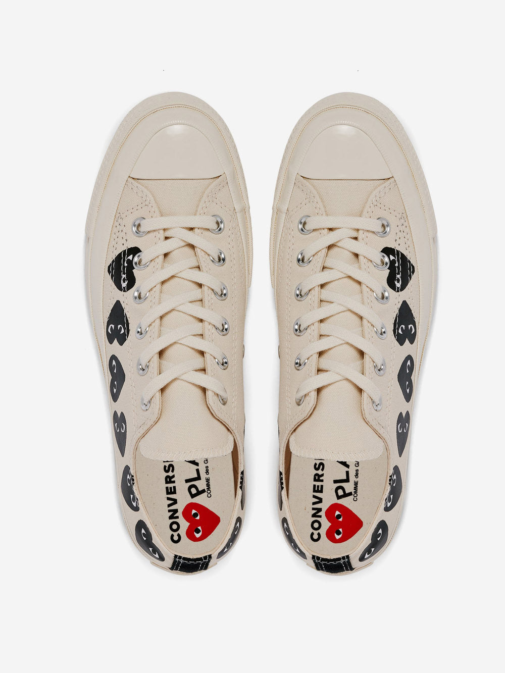 Chuck 70 OX Multi Heart white x CDG