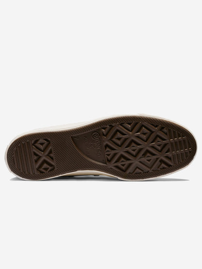 Chuck 70 OX black with heart x CDG