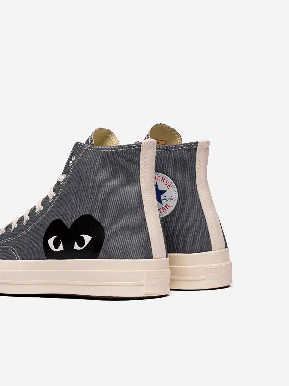 Chuck 70 HI gray with heart x CDG