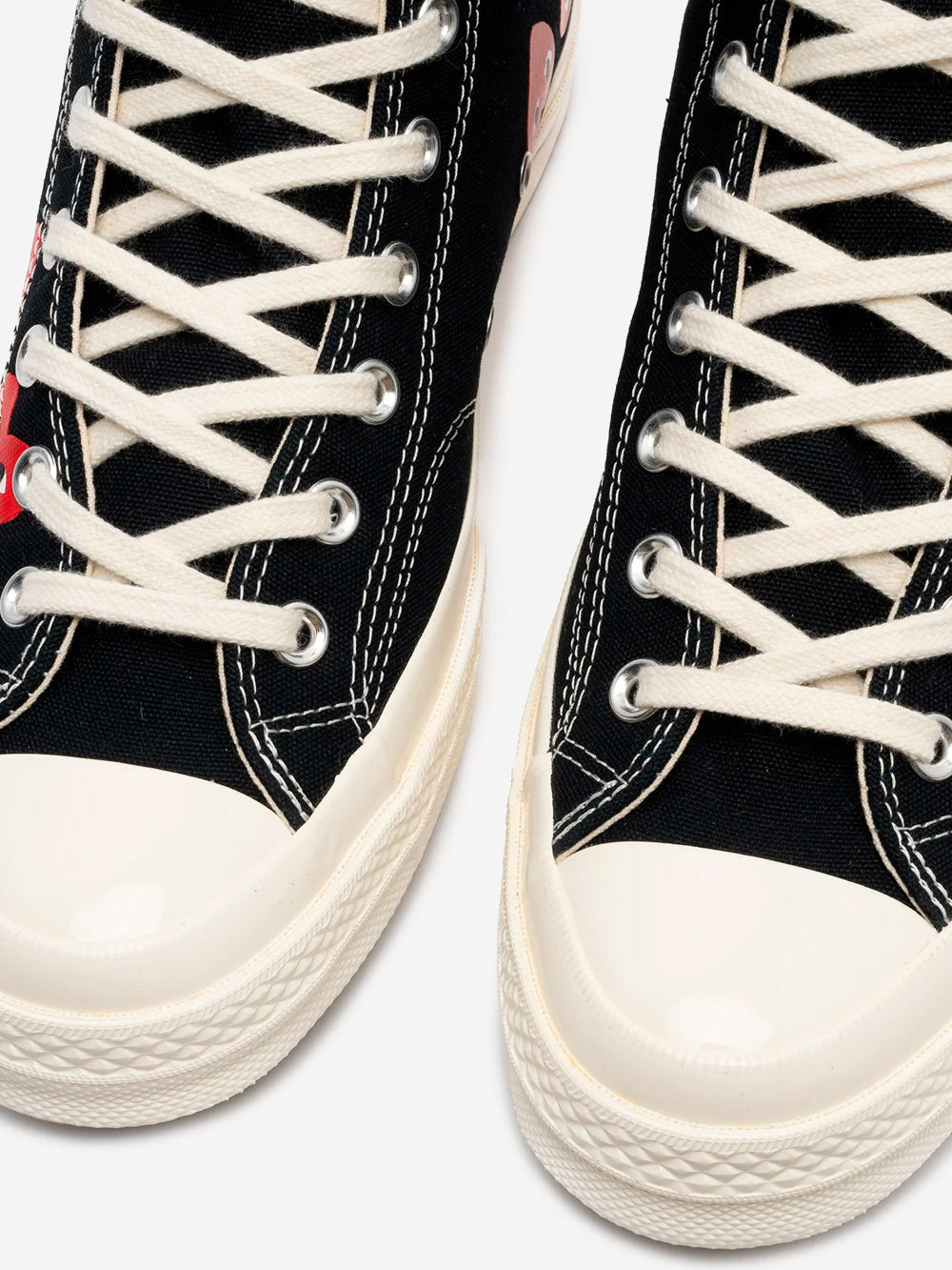 Chuck 70 HI black Multi Heart High x CDG