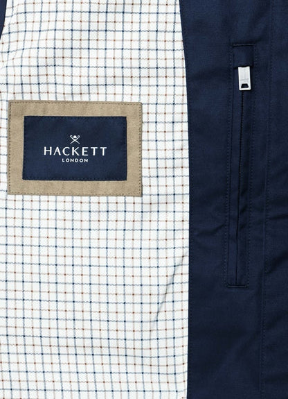 Cotton Blend Harrington Jacket