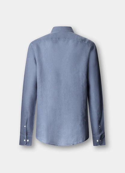 Tailored Fit Garment Dyed Linen Shirt