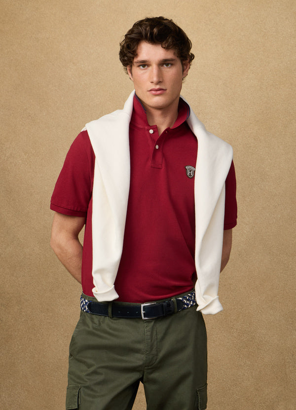 Classic Fit Short Sleeve Badge Polo