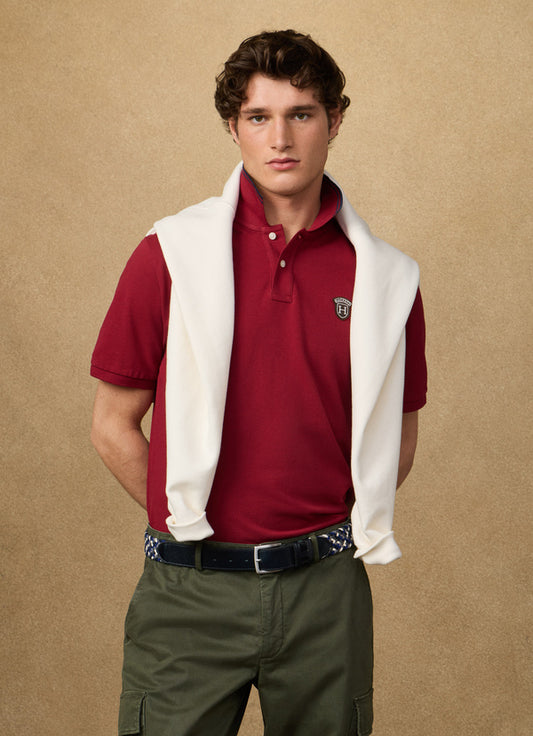 Classic Fit Short Sleeve Badge Polo