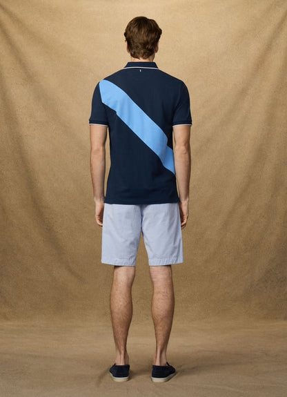 Classic Fit Short Sleeve Back Sash Polo